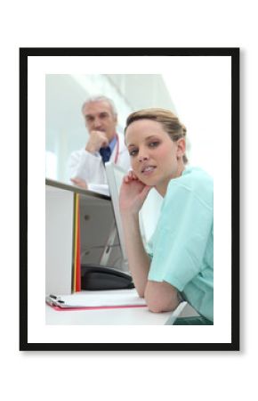 Portrait d'une assistante médicale