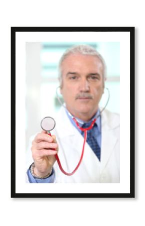 Médecin avec un stéthoscope