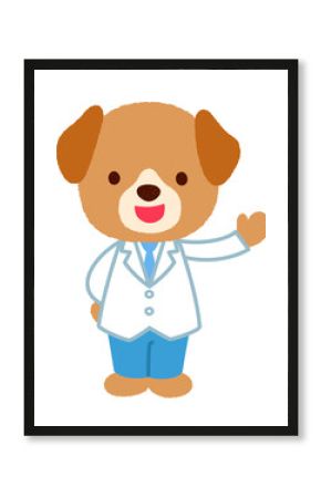かわいいイヌのお医者さん