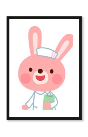 ウサギの看護師さん　お医者さん