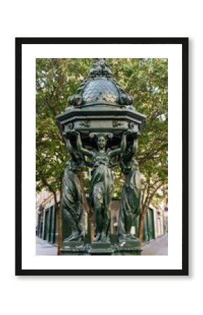 Paris, a Wallace fountain