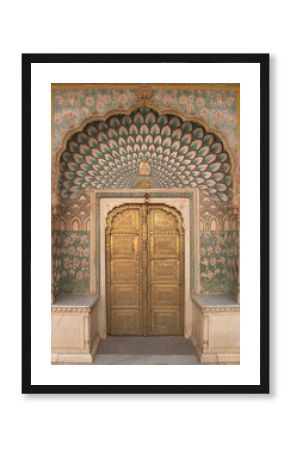 ornate door jaipur city palace