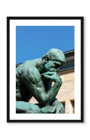 The Thinker in Rodin Museum in Paris