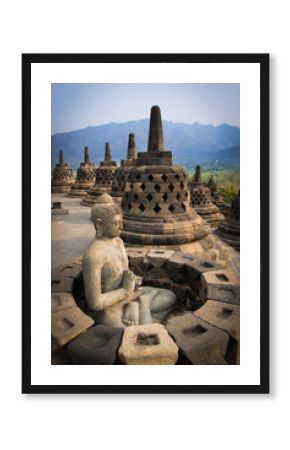 Buddha Statue at Candi Borobudur