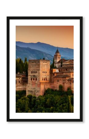 Alhambra Palace in Granada, Spain