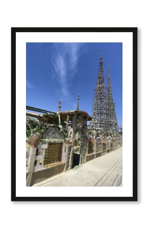 watts towers in Los Angeles, California