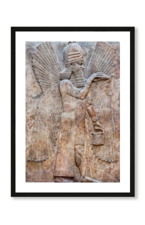 Ancient Babylonia and Assyria bas relief
