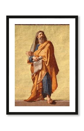 Mosaic of the Prophet Jeremiah in Rome, Italy