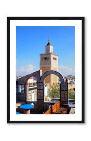 View of famous Mosque in Tunis, Tunisia