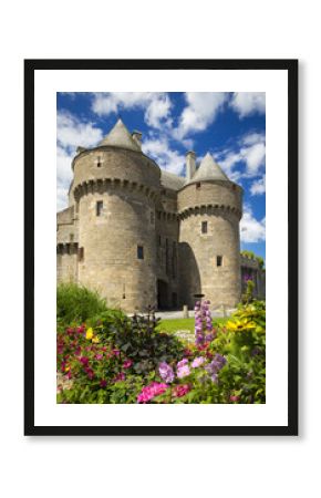 Medieval walls and churches of Guerande, France