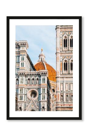 famous duomo cathedral of florence, italy