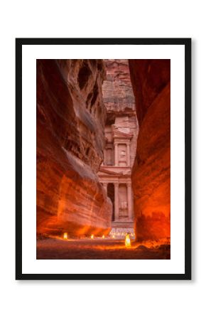 Petra by night, Jordan