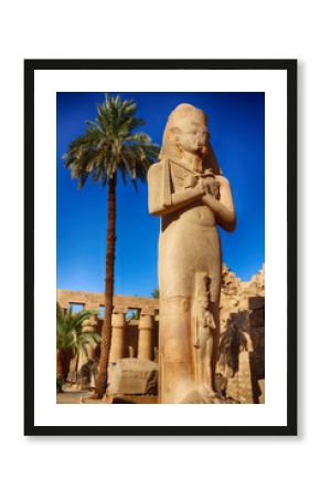 Great Hypostyle Hall and clouds at the Temples of Karnak