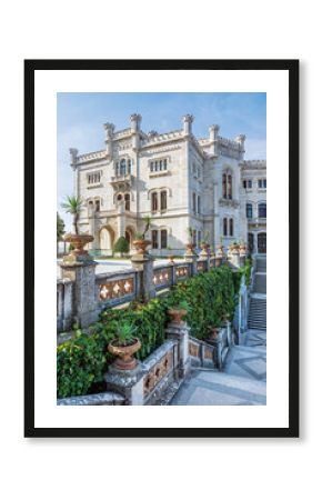 Miramare castle near Trieste, northeastern Italy