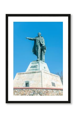 Mexico, Oaxaca, Statue of Benito Juarez