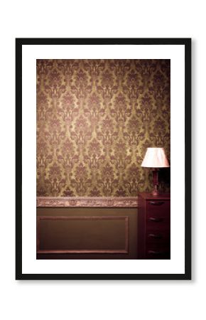 Vintage room interior toned image