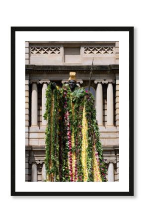 Statue of King Kamehameha, Honolulu, Hawaii..