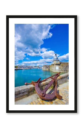 Concarneau, entrée de la ville close, Bretagne,