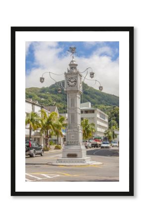 horloge de Victoria, Mahé, Seychelles 
