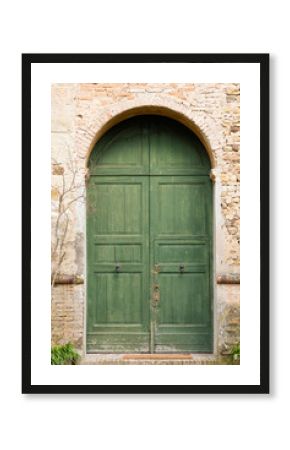 old green door