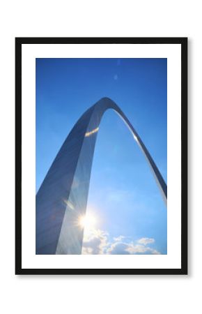 The Gateway Arch in St. Louis, Missouri.