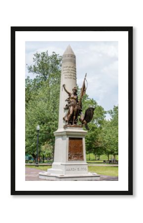 Boston Massacre Memorial in Boston Common Massachusetts USA