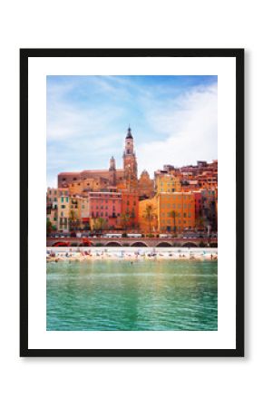 Menton at summer, France