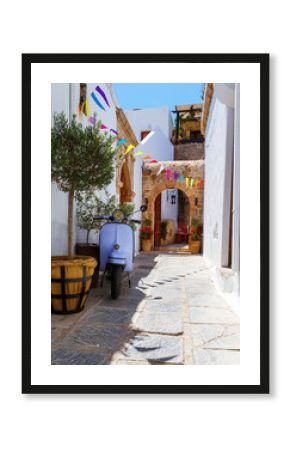 Lindos is the most popular tourist place on the Rhodes island