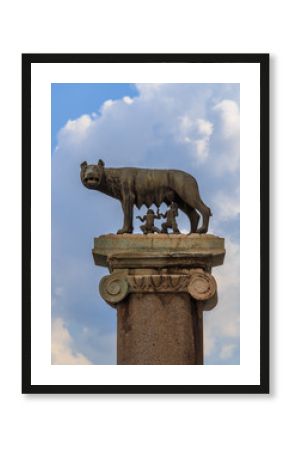 Wolf, sculpture personifying Rome, vertically