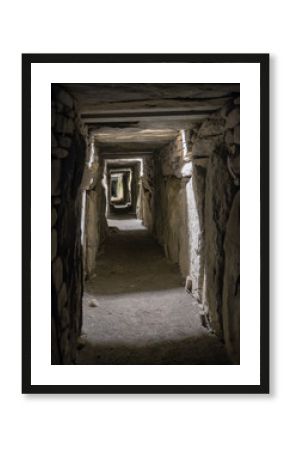 Knowth Neolithic Mound Eastern Passage Tomb in Ireland