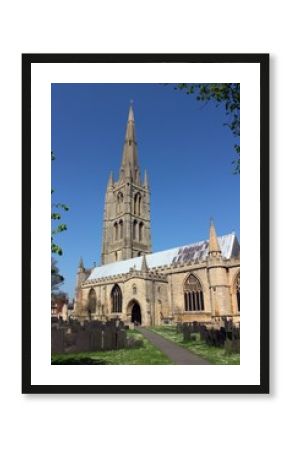 St Wulfram's Church from the south east, Grantham.