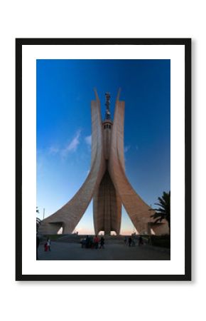 Exterior view to shrine of the martyr, Algiers, Algeria