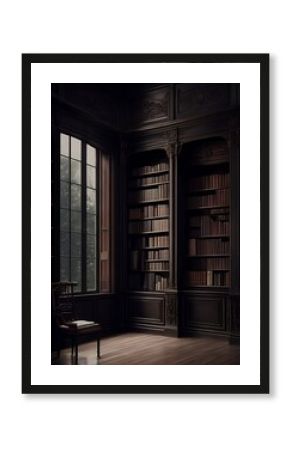The old books in the library