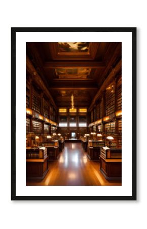 Comfy interior librarys cozy design.
