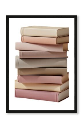 PNG Books stacked colors pastel-colored.