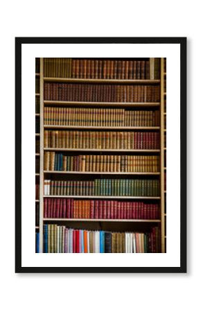 The Library at Leeds Castle, Maidstone, Kent, England, United Kingdom, Europe