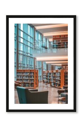 Interior of a library