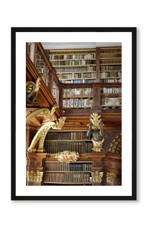 Library of Stift Melk in Austria