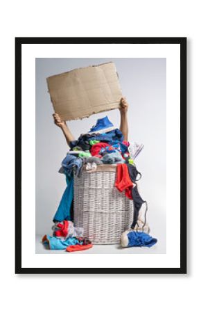 Full laundry basket