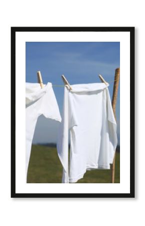 clothes-line laundry