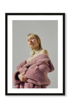 confident and fearless young woman show us some attitude - fashion 