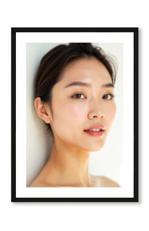 Beautiful Asian woman healthy skin care female portrait beautiful cosmetic beauty model face close up perfect clean skin spa woman treatment cosmetology makeup aesthetic girl wellness lady natural