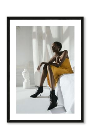 Stylish african fashion model / fashion series.