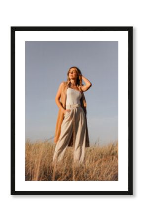 High-End Editorial Fashion Model