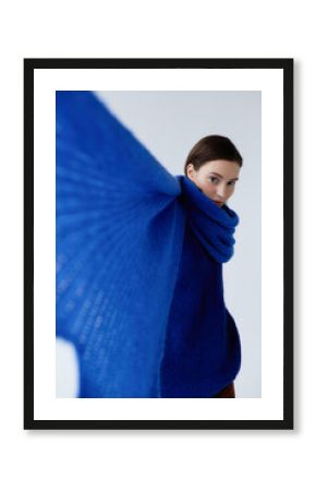 Winter fashion portrait