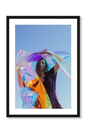 Holographic foil fashion