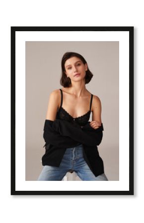 Portrait of young model