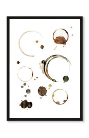 tâches de café