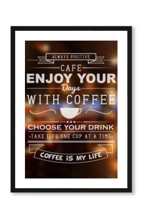 coffee cafe posters