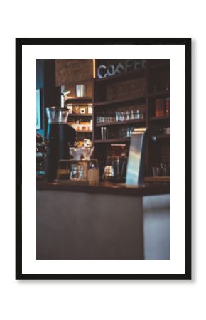 Modern cafe interior